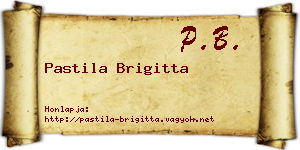 Pastila Brigitta névjegykártya